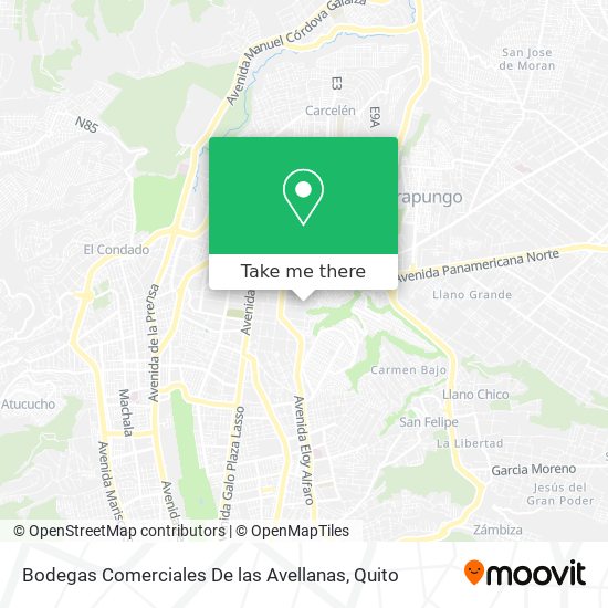 Bodegas Comerciales De las Avellanas map