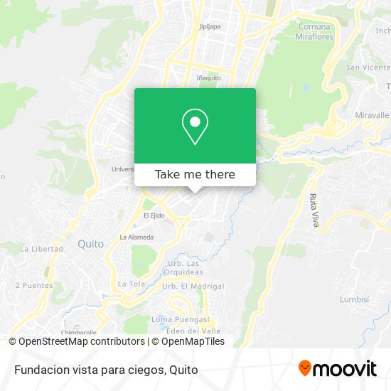 Mapa de Fundacion vista para ciegos
