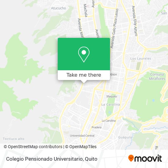 Colegio Pensionado Universitario map
