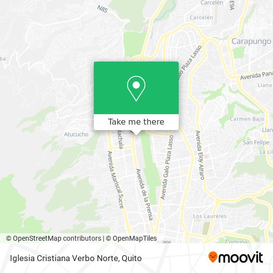Iglesia Cristiana Verbo Norte map