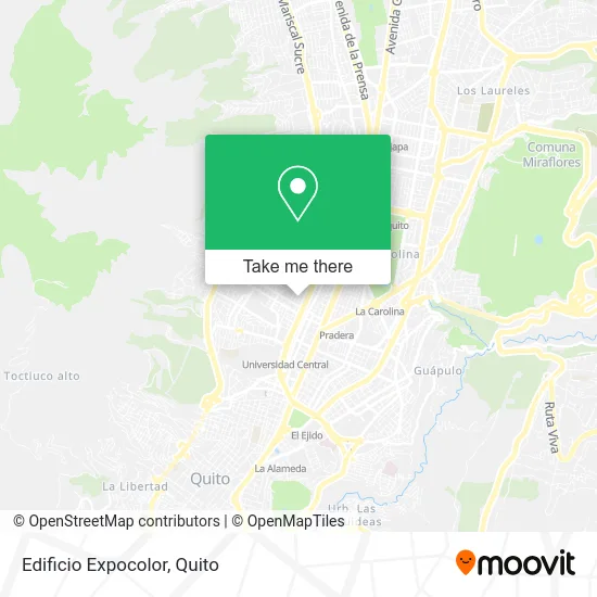 Edificio Expocolor map