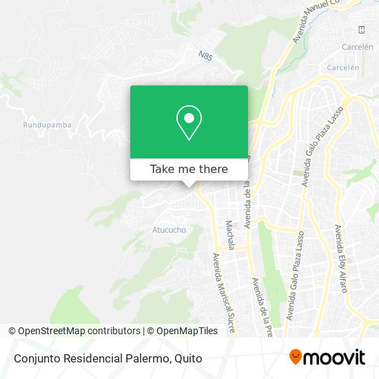 Mapa de Conjunto Residencial Palermo