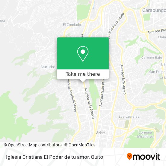 Mapa de Iglesia Cristiana El Poder de tu amor