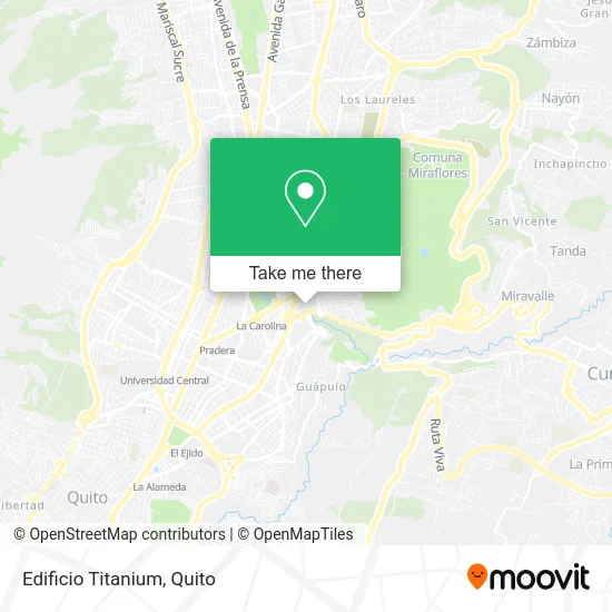 Edificio Titanium map