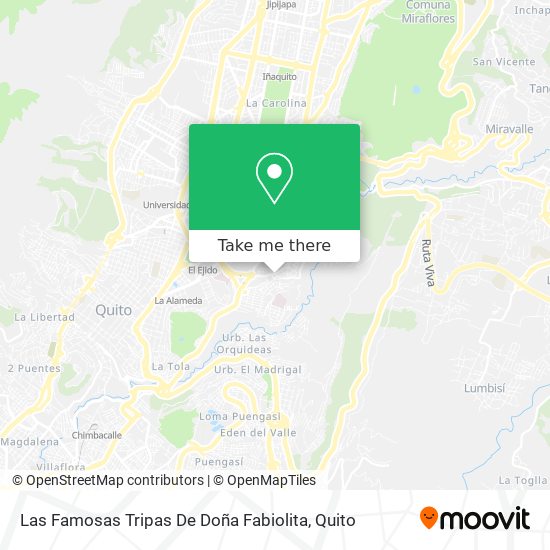 Las Famosas Tripas De Doña Fabiolita map