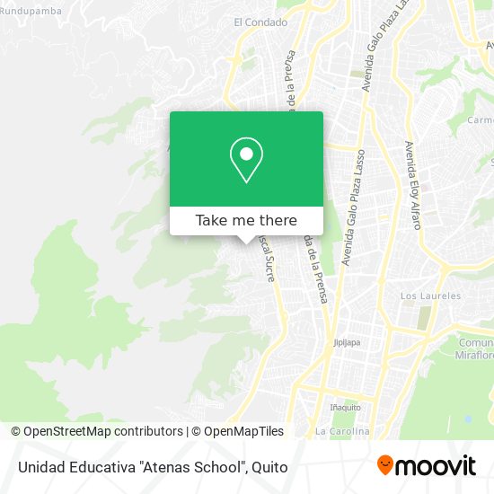 Mapa de Unidad Educativa "Atenas School"