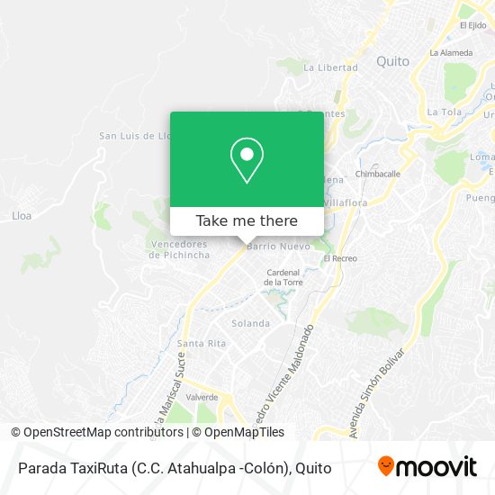 Parada TaxiRuta (C.C. Atahualpa -Colón) map
