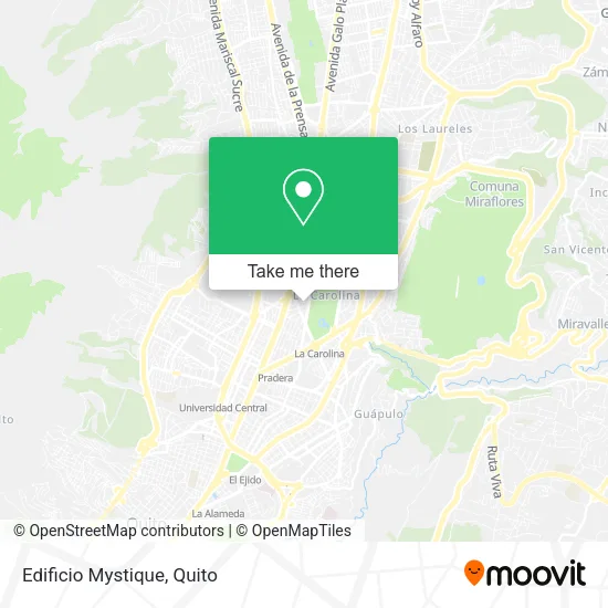 Edificio Mystique map