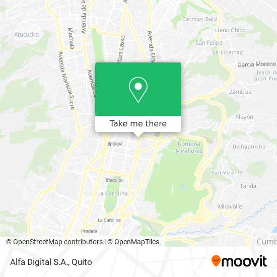 Alfa Digital S.A. map