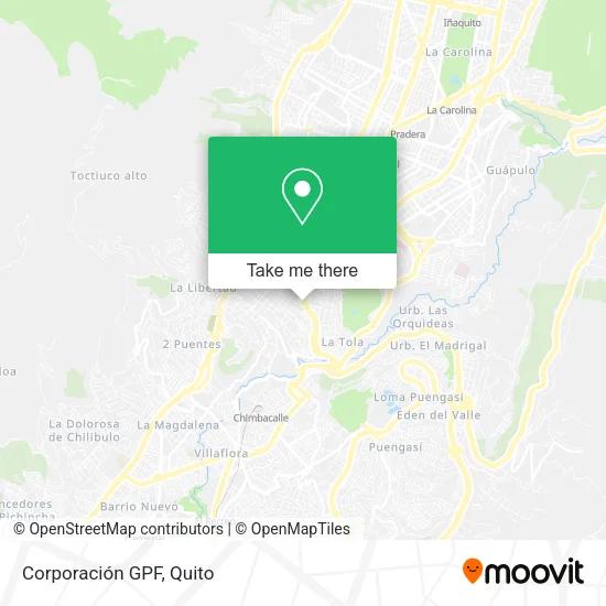 Mapa de Corporación GPF