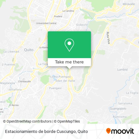 Estacionamiento de borde Cuscungo map