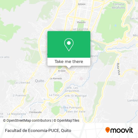 Facultad de Economía-PUCE map