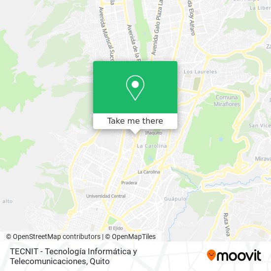 Mapa de TECNIT - Tecnología Informática y Telecomunicaciones