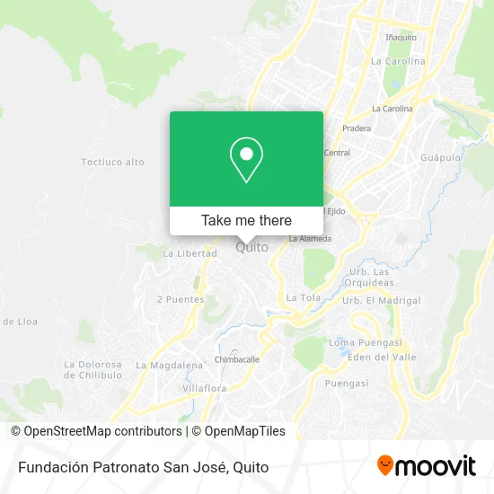 Mapa de Fundación Patronato San José