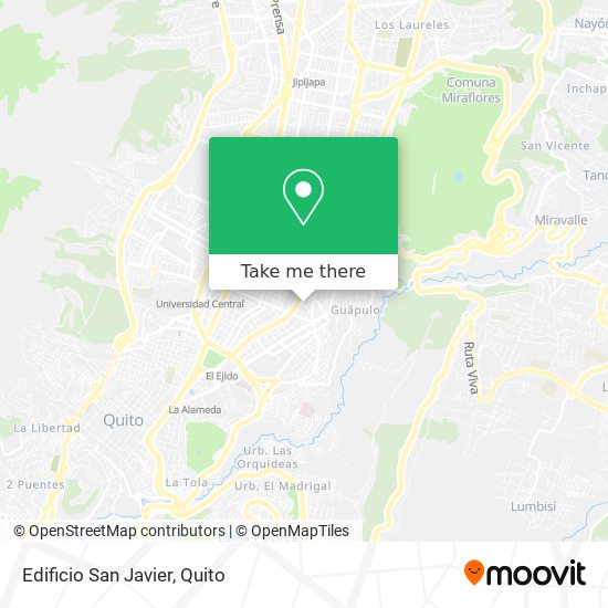 Edificio San Javier map