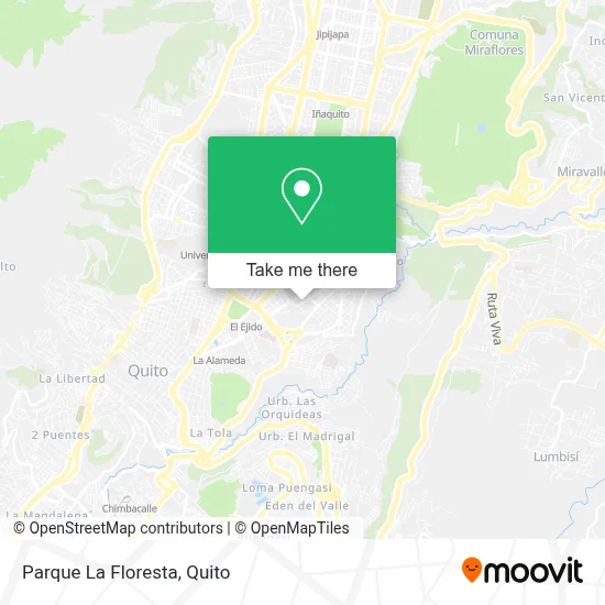 Parque La Floresta map