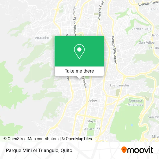 Parque Mini el Triangulo map