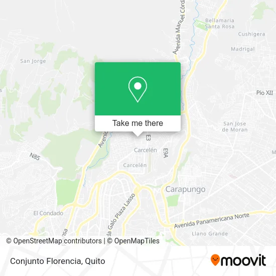 Conjunto Florencia map
