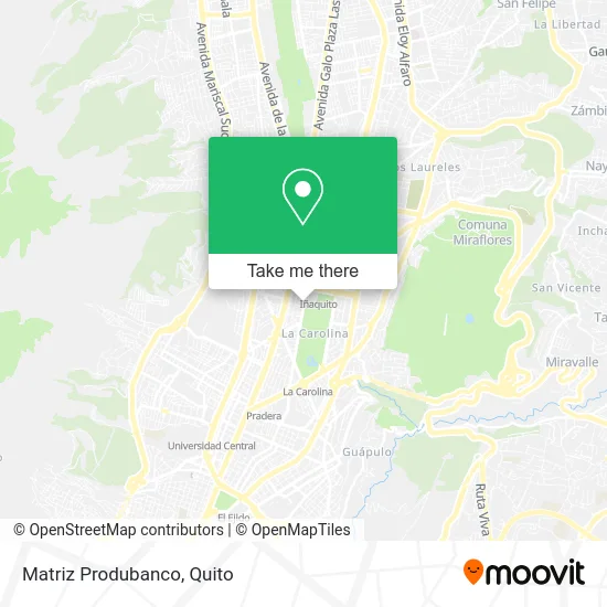 Matriz Produbanco map