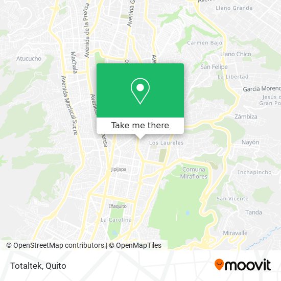 How To Get To Totaltek In Quito By Bus