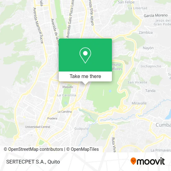SERTECPET S.A. map