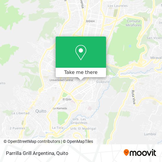 Parrilla Grill Argentina map