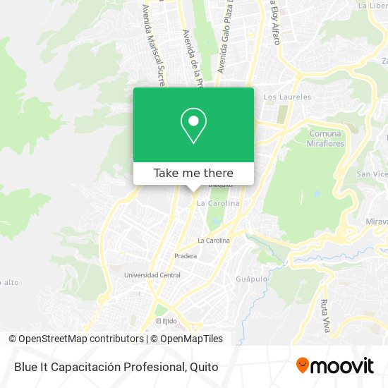 Blue It Capacitación Profesional map