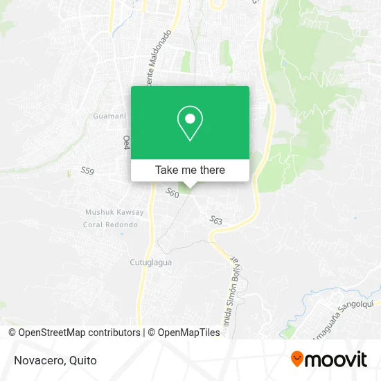 Novacero map