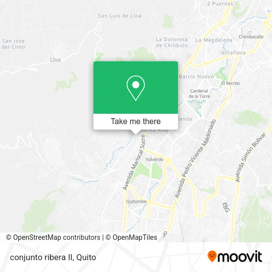 conjunto ribera II map