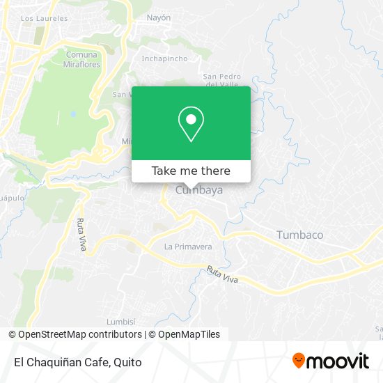 Mapa de El Chaquiñan Cafe