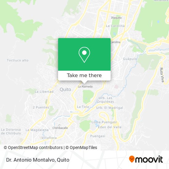 Dr. Antonio Montalvo map