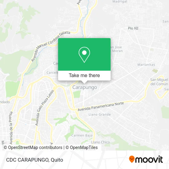 CDC CARAPUNGO map