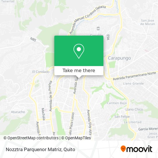 Mapa de Nozztra Parquenor Matriz
