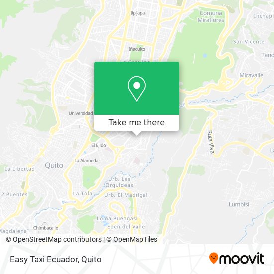 Easy Taxi Ecuador map