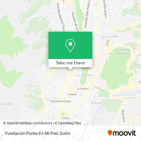 Fundacion Ponte En Mi Piel map