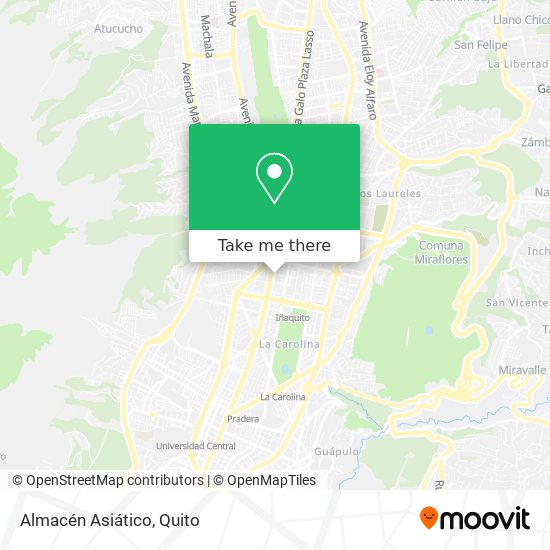 Mapa de Almacén Asiático