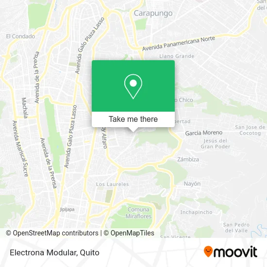 Electrona Modular map