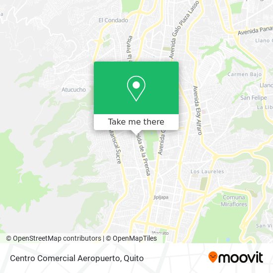 Mapa de Centro Comercial Aeropuerto