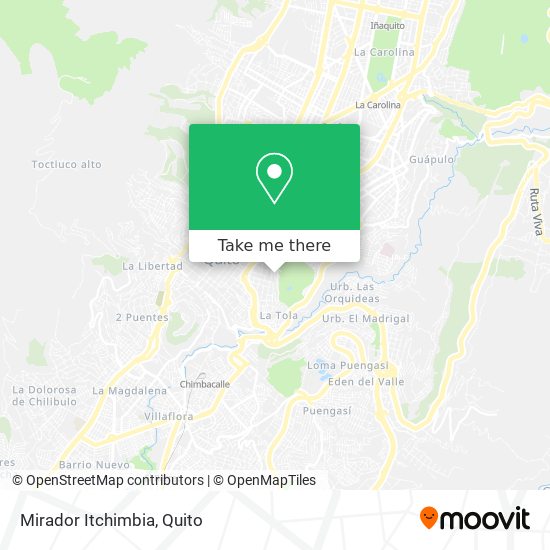 Mapa de Mirador Itchimbia
