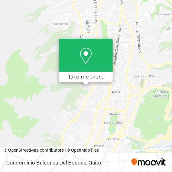 Condominio Balcones Del Bosque map