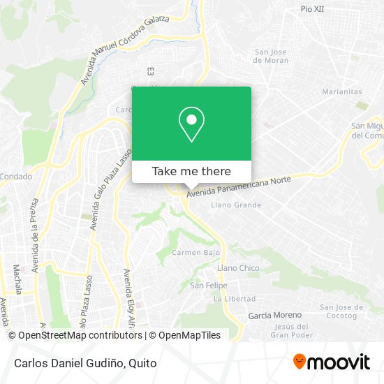 Carlos Daniel Gudiño map