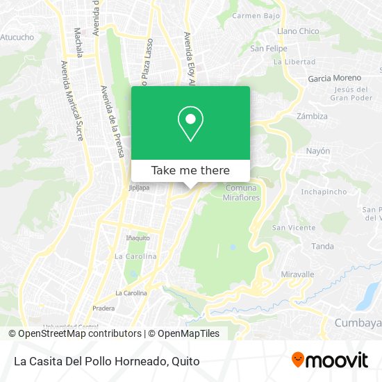 La Casita Del Pollo Horneado map