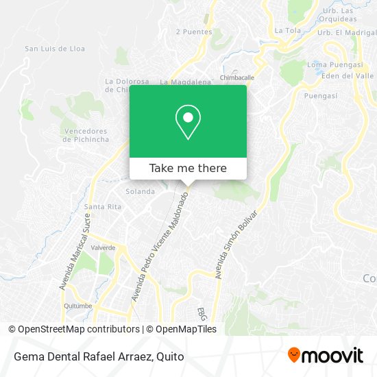 Gema Dental Rafael Arraez map