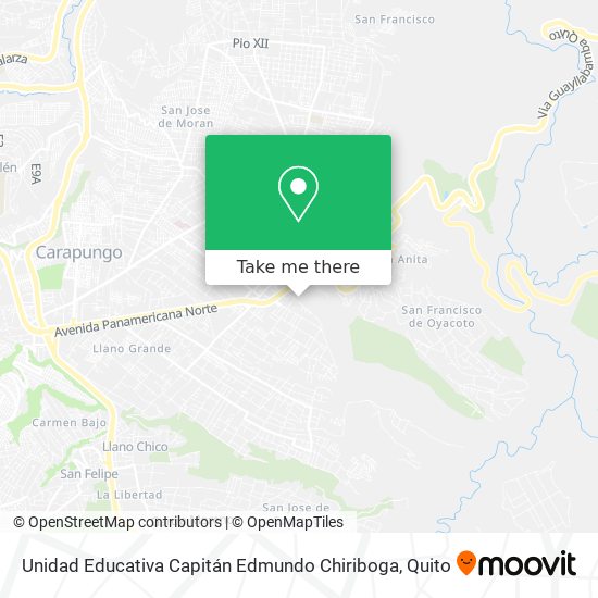 Mapa de Unidad Educativa Capitán Edmundo Chiriboga