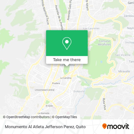 Monumento Al Atleta Jefferson Perez map