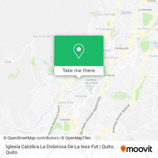 Iglesia Católica La Dolorosa De La Iess-Fut | Quito map