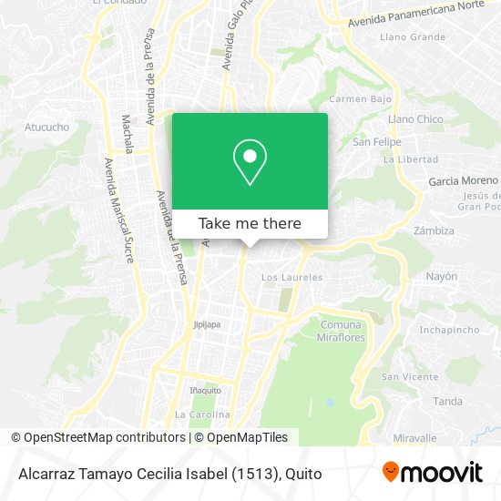 Alcarraz Tamayo Cecilia Isabel (1513) map