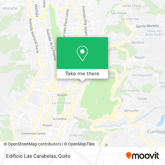 Edificio Las Carabelas map