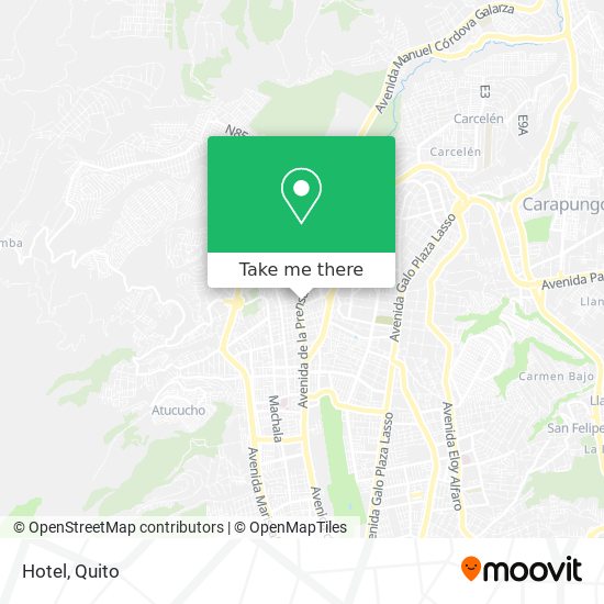 Mapa de Hotel