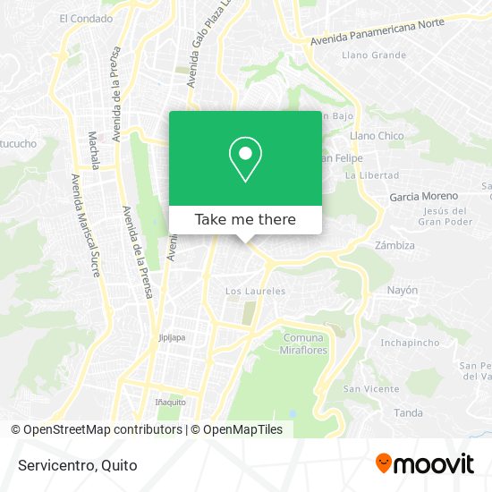Mapa de Servicentro